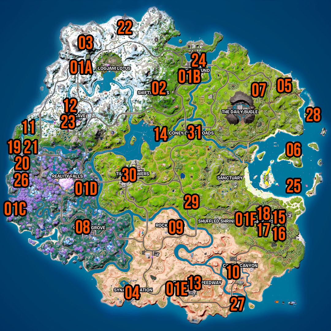 Fortnite Characters locations in Season 3 GamesRadar+