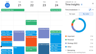 Google Calendar Time insights