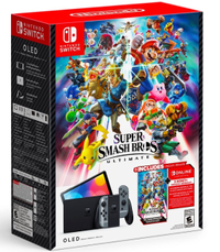 Nintendo Switch OLED (Super Smash Bros. Ultimate Bundle): $349 @ Nintendo
Available from 11/19: