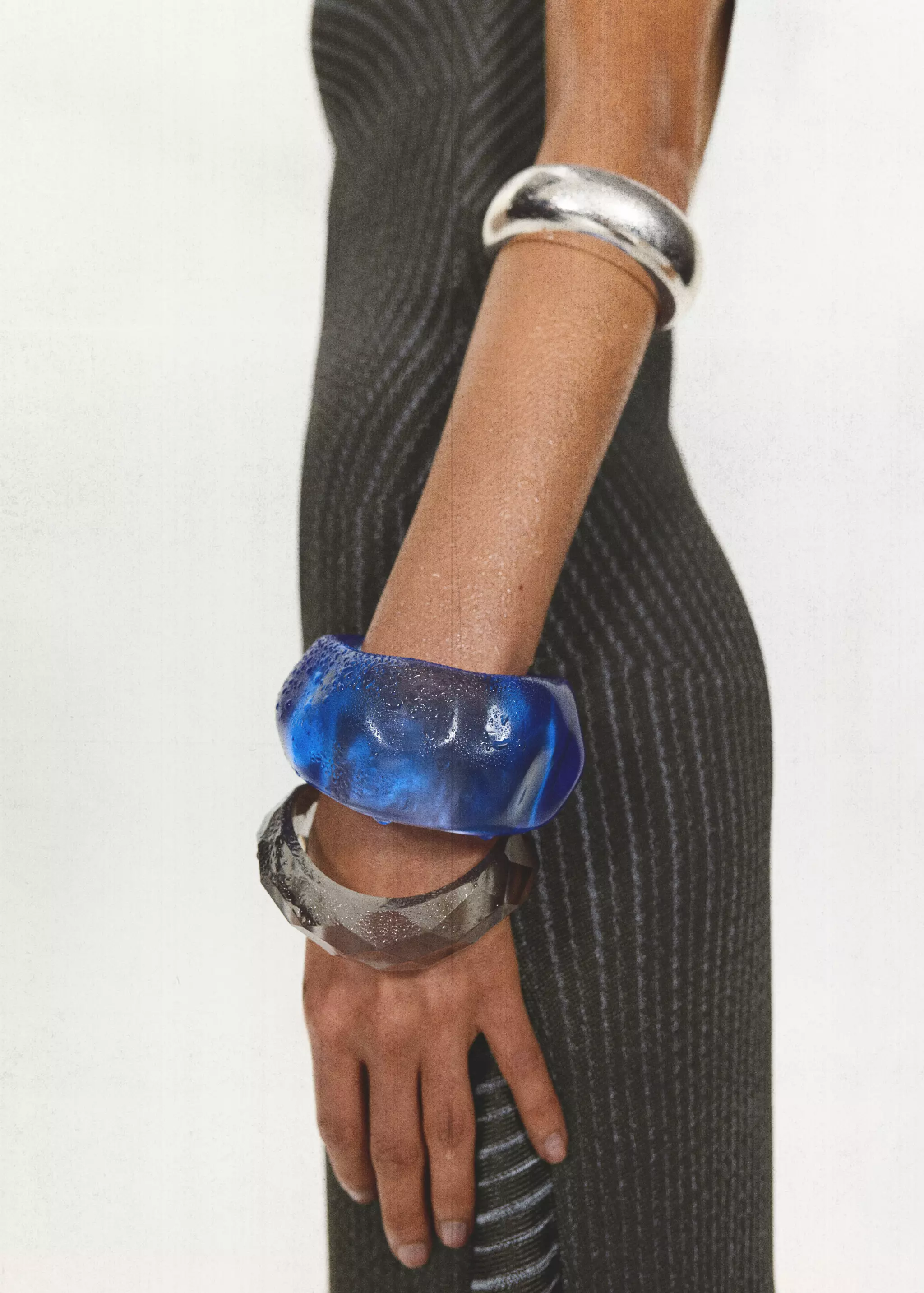 Mixed Texture Bracelet Set of 3 - Women | Mango USA