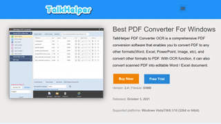 Screenshot of TalkHelper PDF Converter