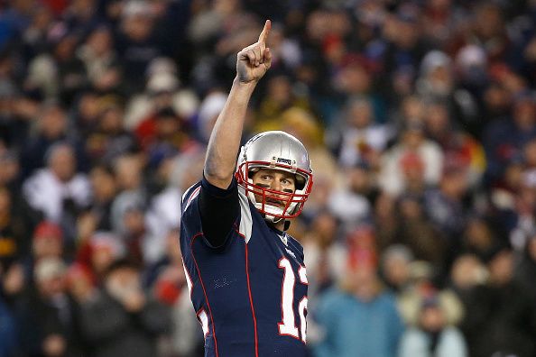 Tom Brady of the New England Patriots.