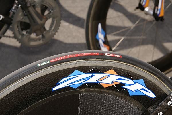 The prologue for this year's Tour of California was reasonably technical but riders were still sporting 21mm-wide tires in search of more speed.