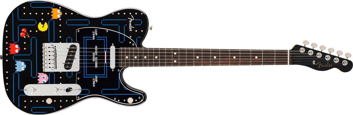 Fender has unveiled a limited edition PAC-MAN Player II Telecaster