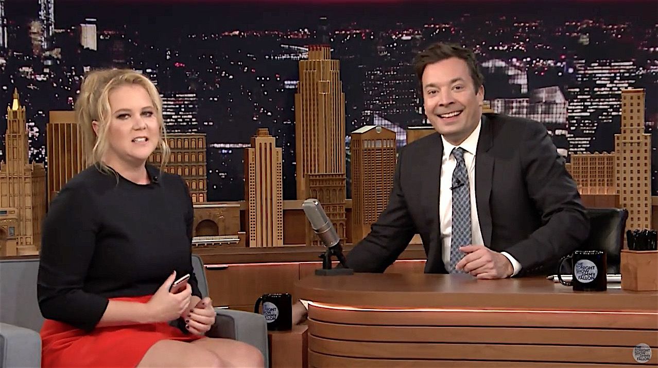 Jimmy Fallon and Amy Schumer swap photos