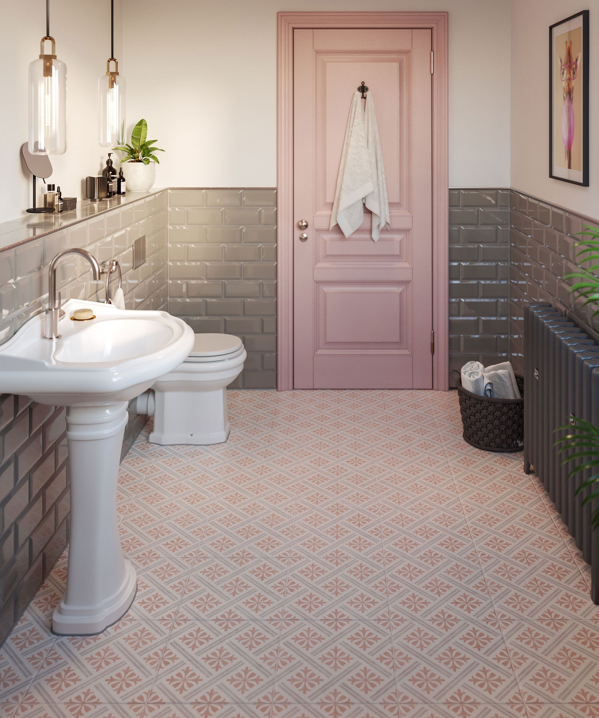 14 pink bathrooms that radiate positivity and calm | Real Homes