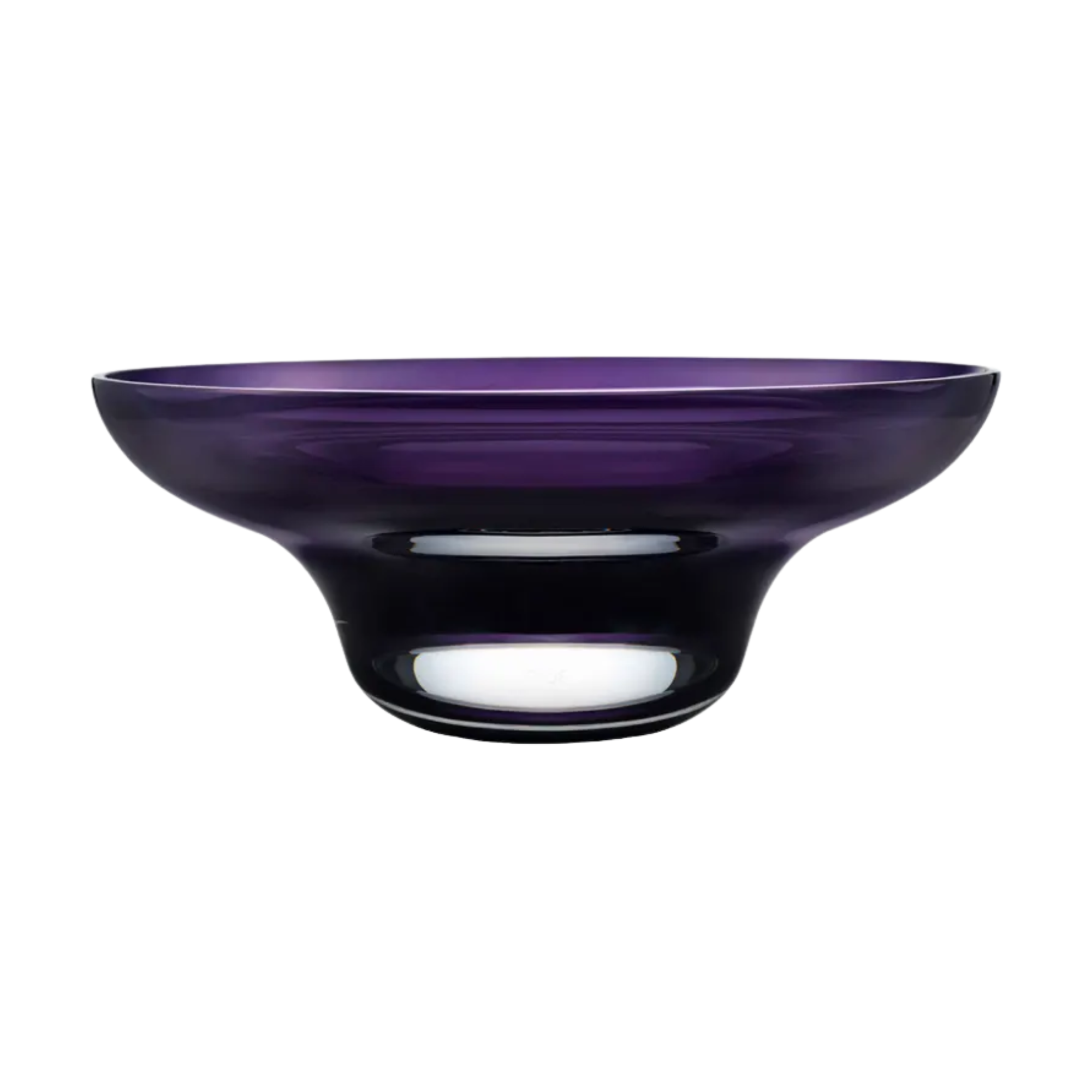 glass bowl in purple