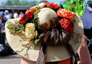 kentucky derby floral hat