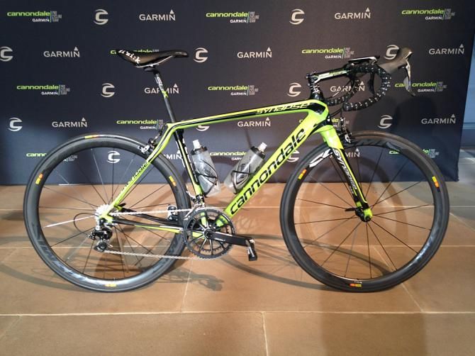 The riders will be the 2015 Cannondale Synapse Hi-Mod