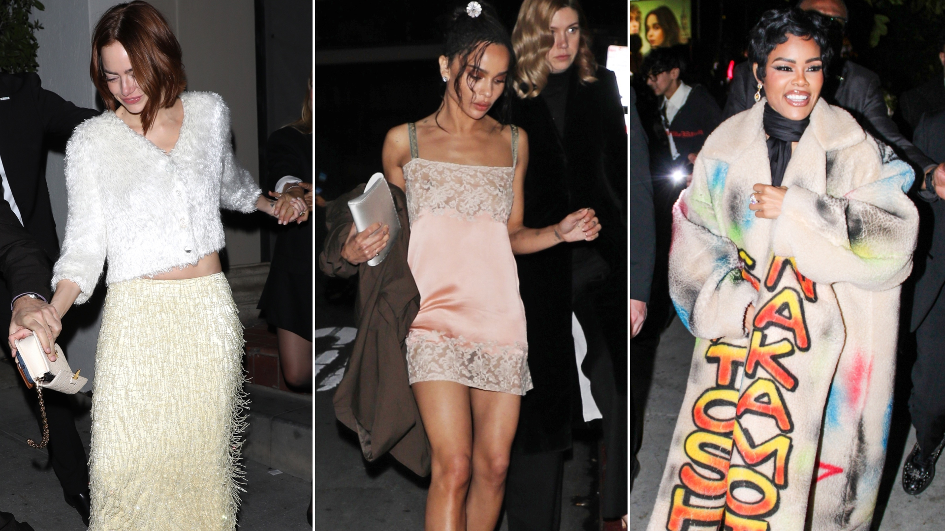 Celebrity after party looks at the 2026 Golden Globes