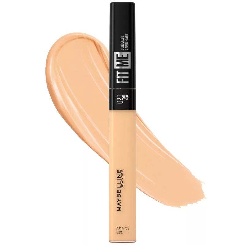 Maybelline Fit Me Liquid Oil-Free, Fragrance-Free, Dermatologist Tested Concealer - 20 Sand - 0.23 Fl Oz