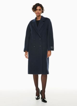 Aritzia, The Slouch Coat in Navy