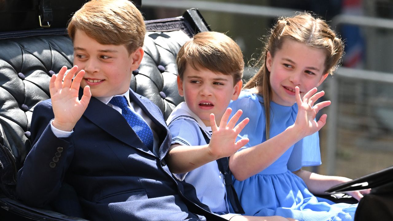 Prince George, Princess Charlotte and Prince Louis