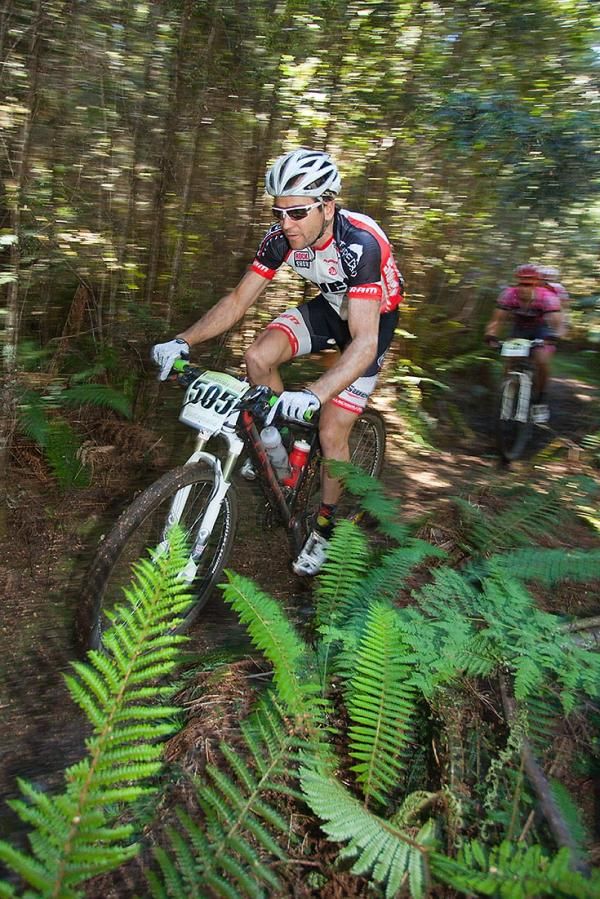 Veteran Rider Andrew Blair from NSW missed an overall victory in stage 1 at Cradle Mountain by a split second.