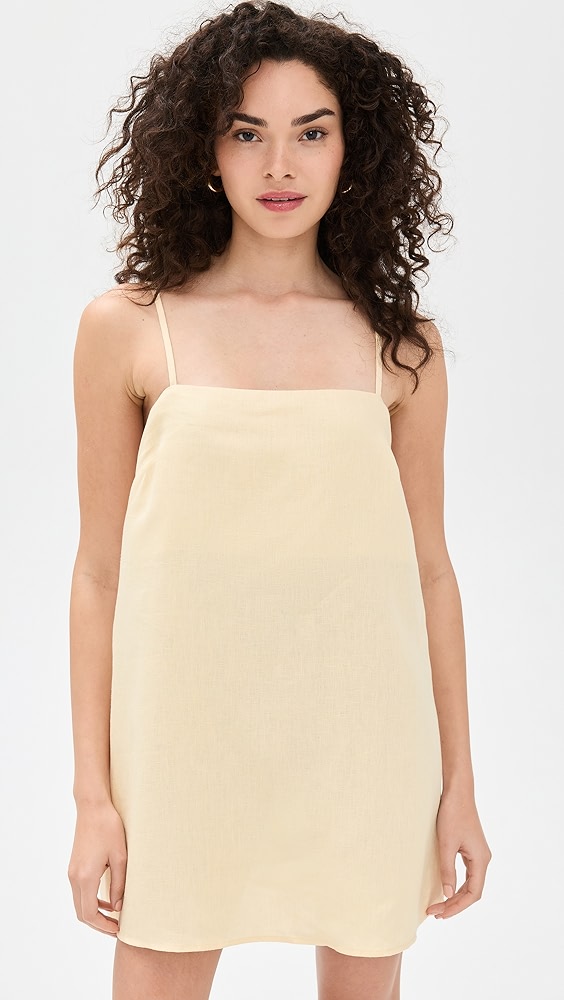 Reformation Aubree Linen Dress