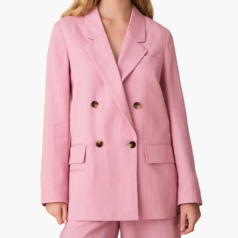 pink blazer