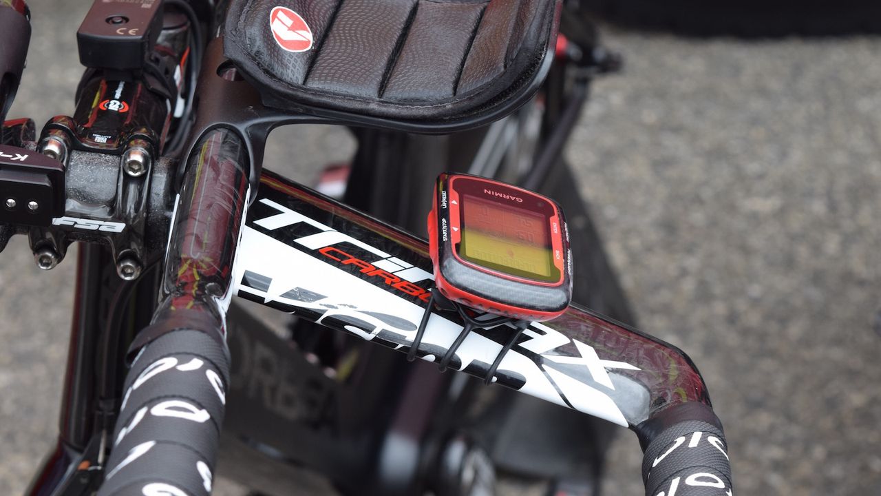 The trusty Garmin 500 still being used in WorldTour events