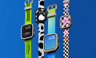 brightly coloured apple watch straps
