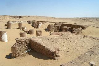 the remains of a great church from ancient egypt
