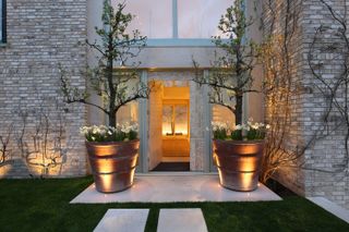 how much does garden lighting cost?: john cullen lights outside front door