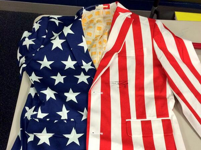 The Red Sox bought Obama a hideous American Flag blazer