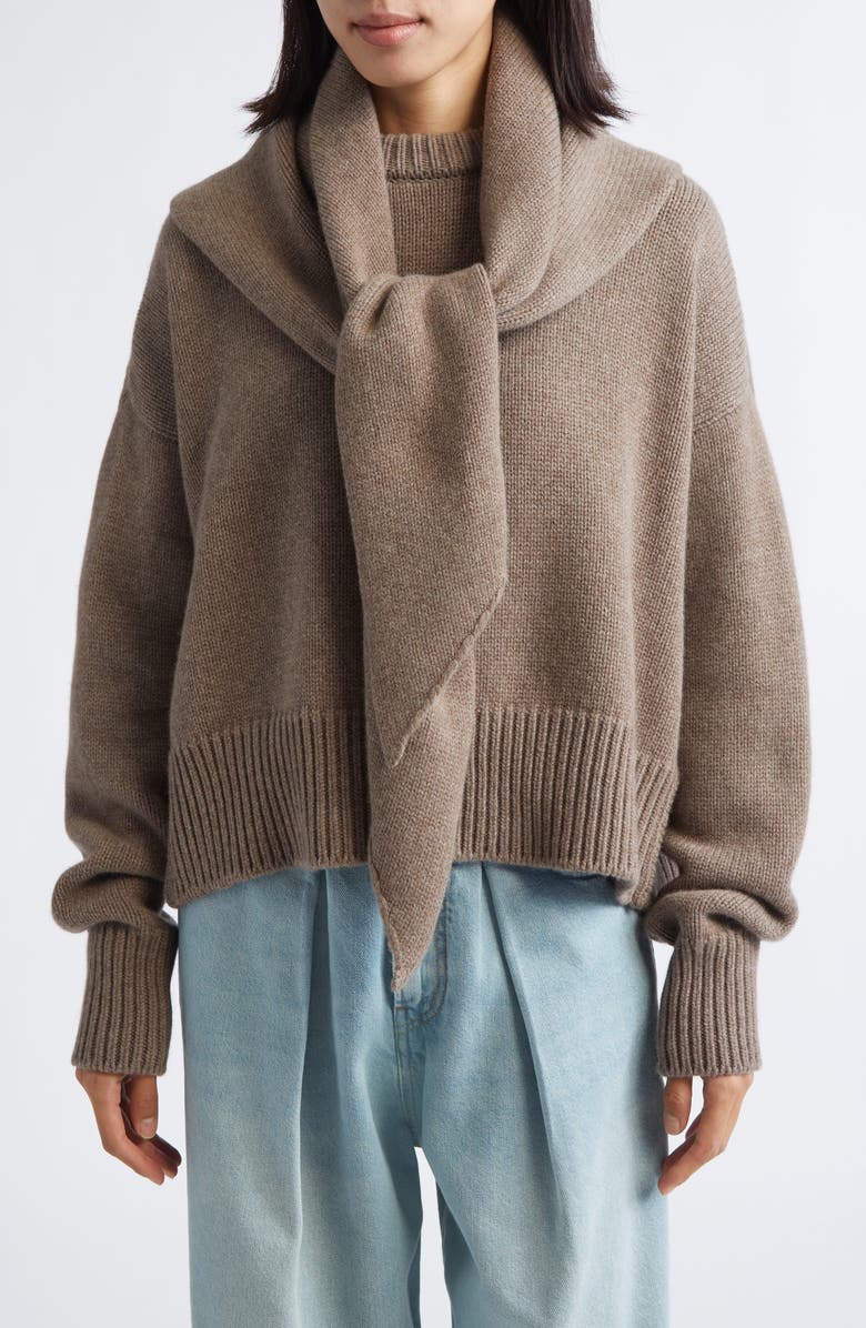 Queen&#039;s Guard Hooded Merino Wool &amp;amp; Cashmere Scarf