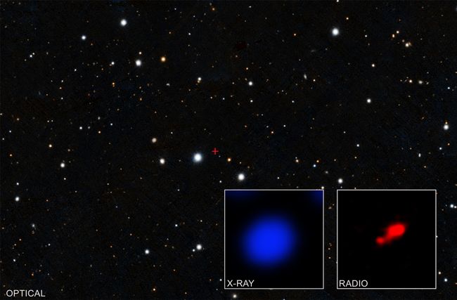 Cloaked Black Hole Found Hidden Behind Gas Cloud in Early Universe