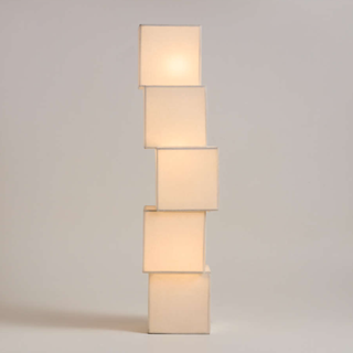 Beachwood Golden Calacatta Marble Table Lamp 