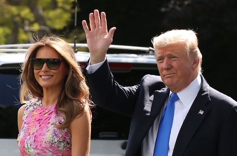 President Trump and Melania Trump