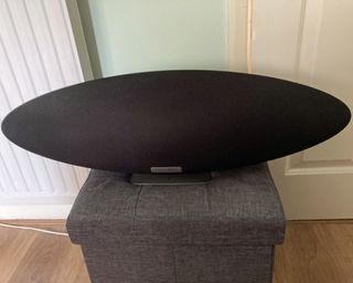 Bowers & Wilkins Zeppelin being tested in writer's home