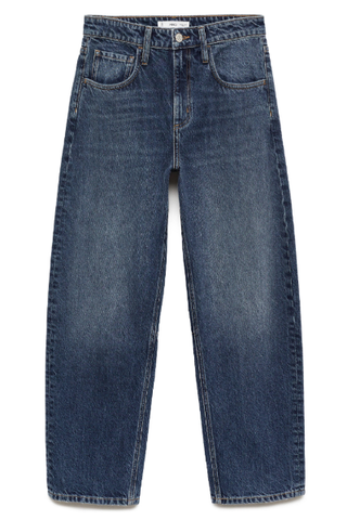 Mango High Waist Slouchy Barrel Jeans (Were $70)