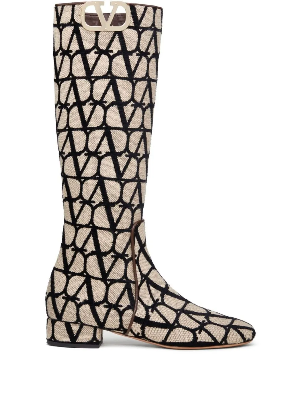 Valentino Garavani 30mm Vlogo Type Boots | 39.5
