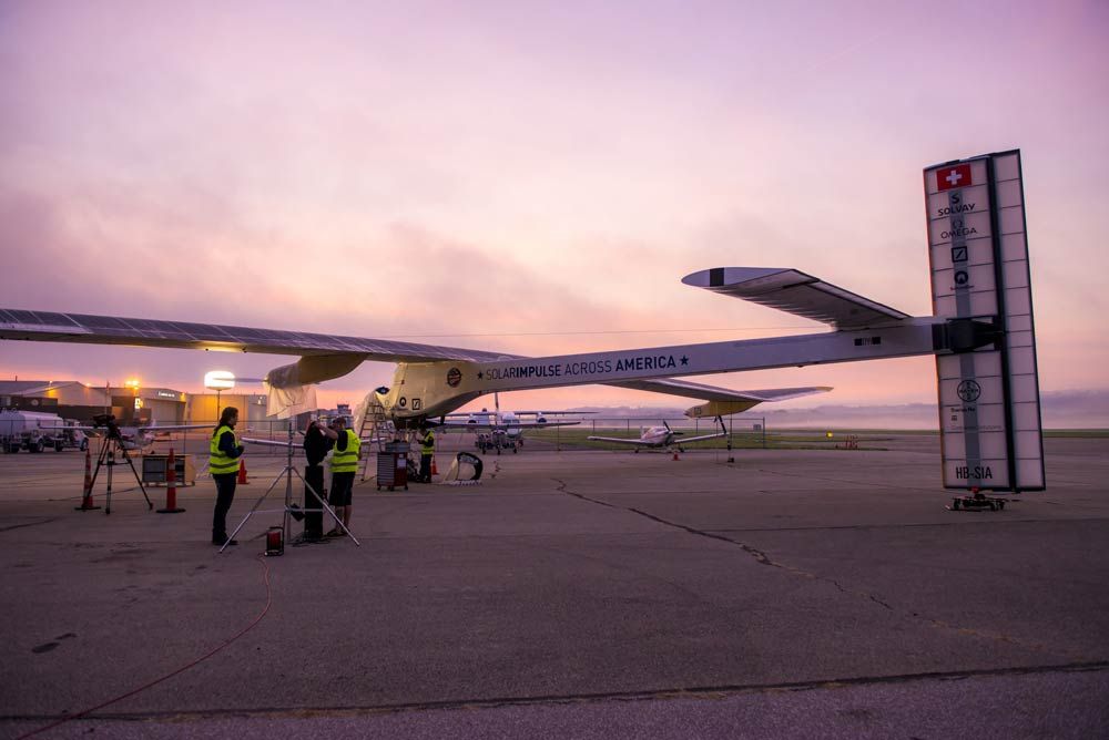 Solar Impulse in Cincinnati, Ohio