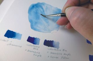 how to paint a petal step images