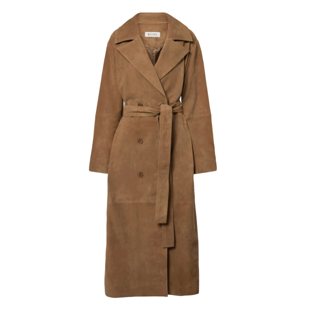 R&amp;oacute;he, Suede Wrap Coat