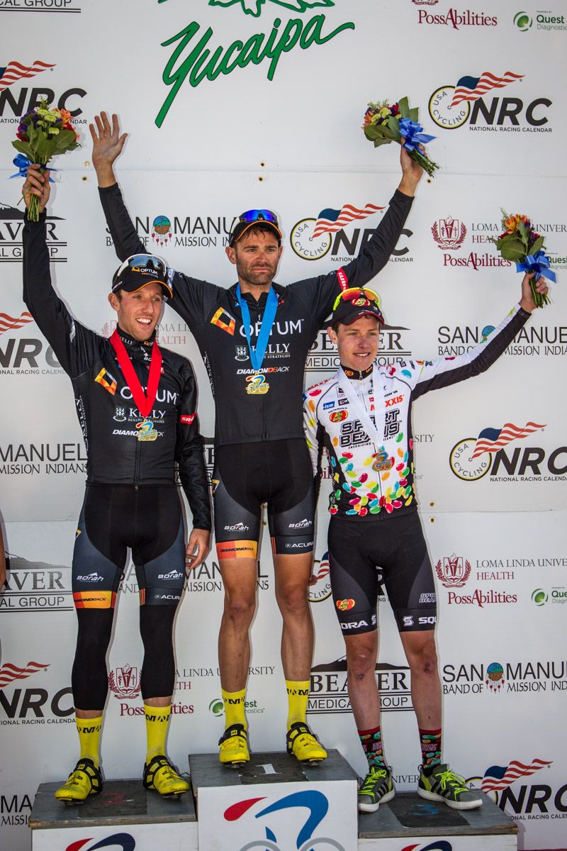 Todays top three for the men