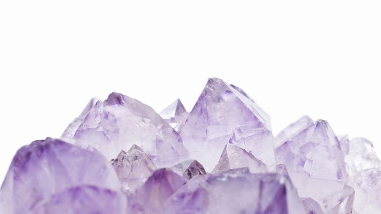 Purple, Rock, Violet, Colorfulness, Lavender, World, Mineral, Ice, Natural material, Quartz, 
