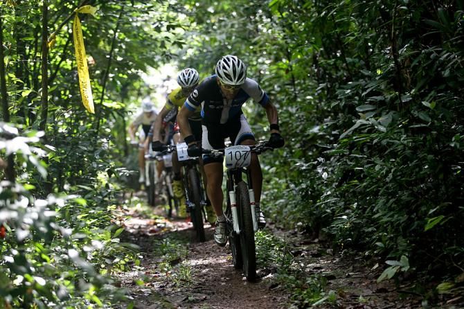 A muddy track did not slow down Emil Lindgren who emerged as the winner in Stage 1 of the LIMBC 2013.