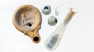 A selection of grave goods