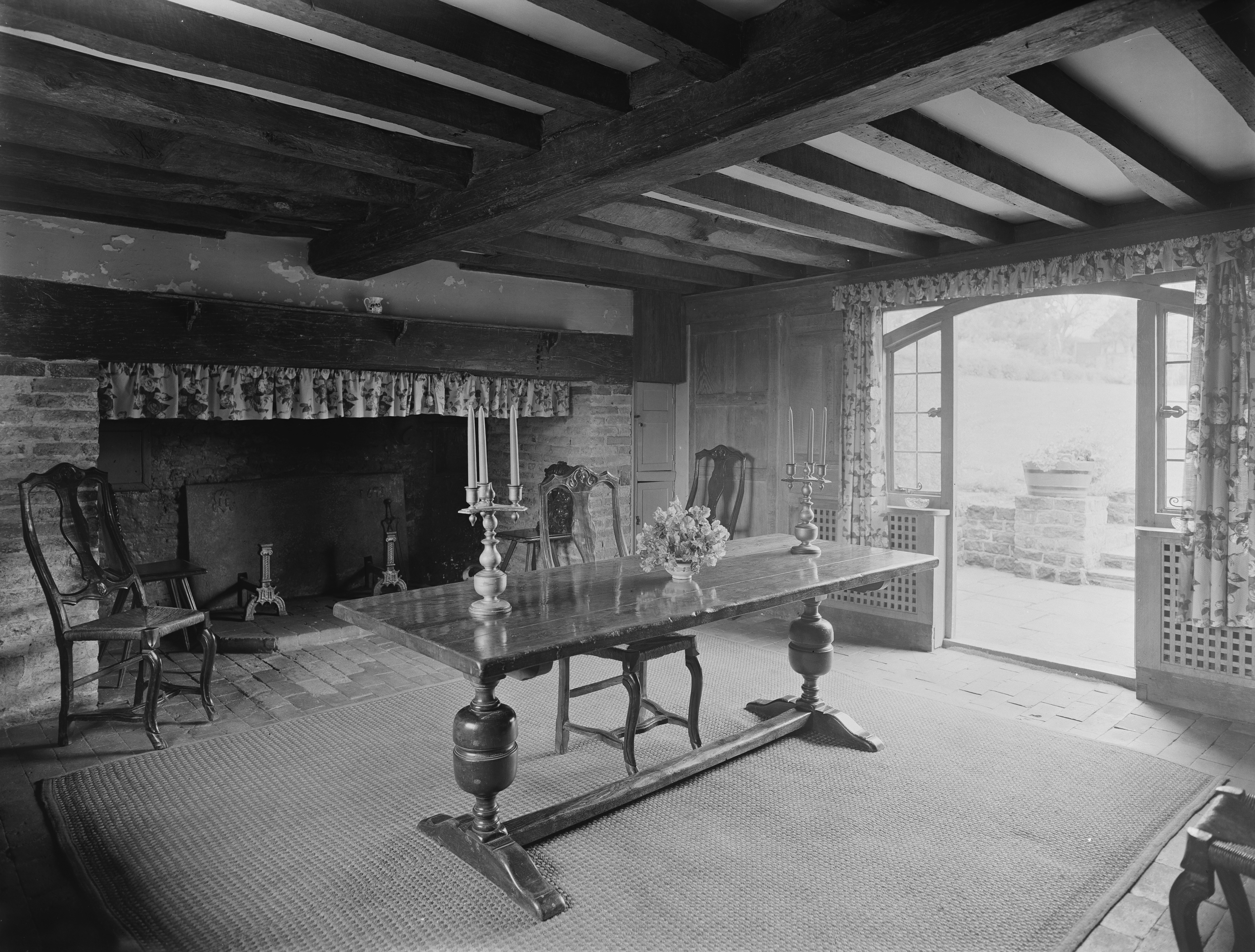 Black and white images of Cotchford Farm
