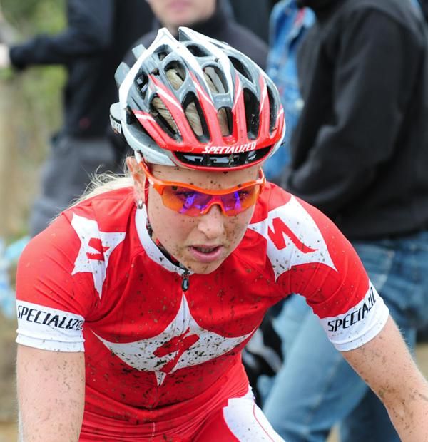 Lene Byberg (Specialized) was clearly not riding her best today due to a week of illness.