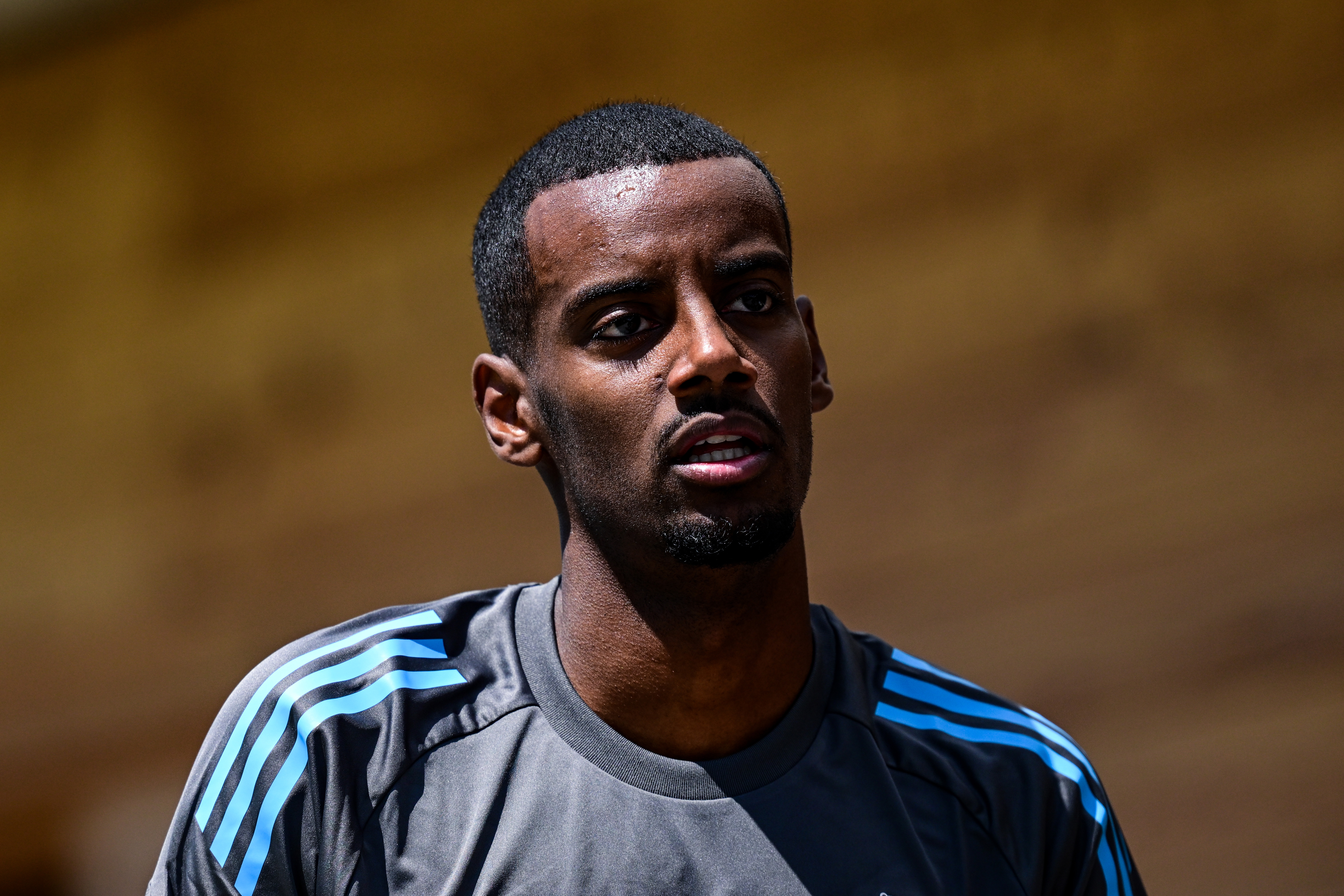 Alexander Isak in Newcastle training