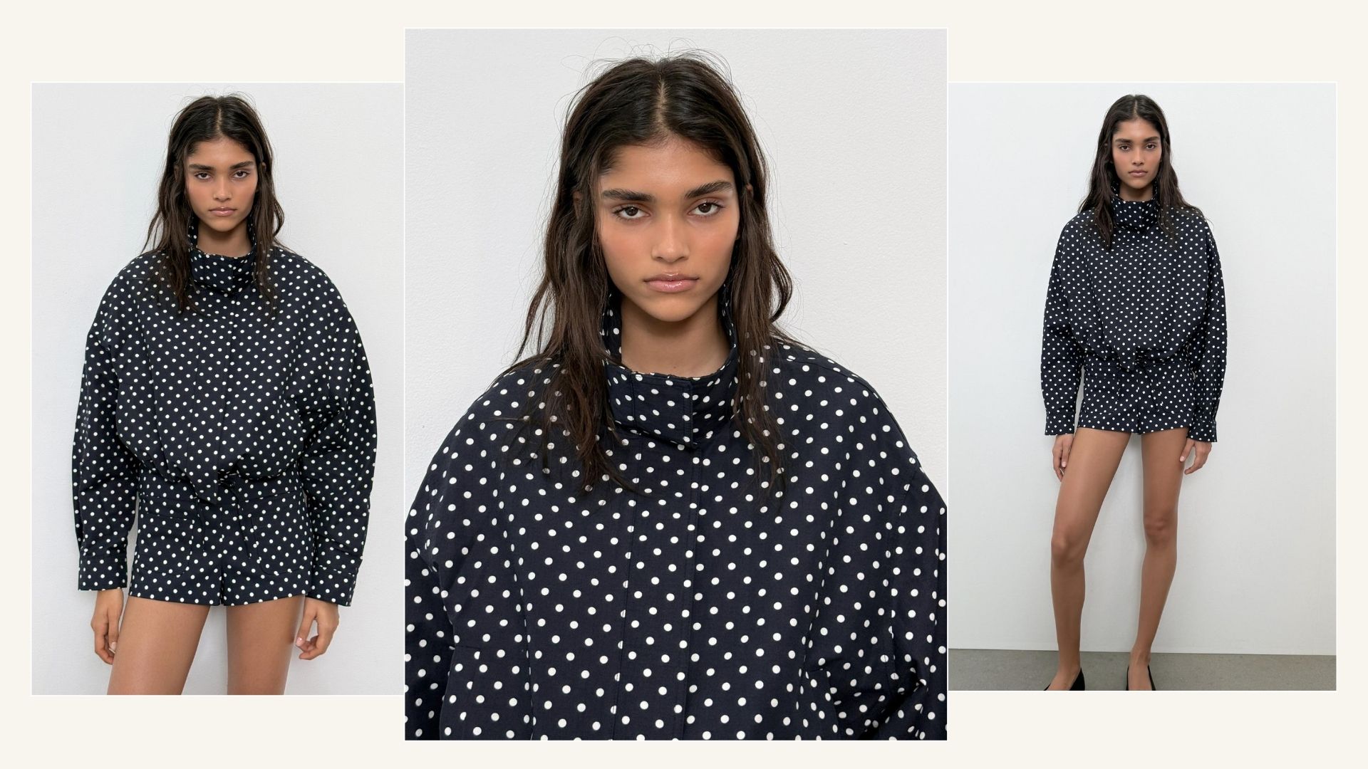 Zara polka dot jacket