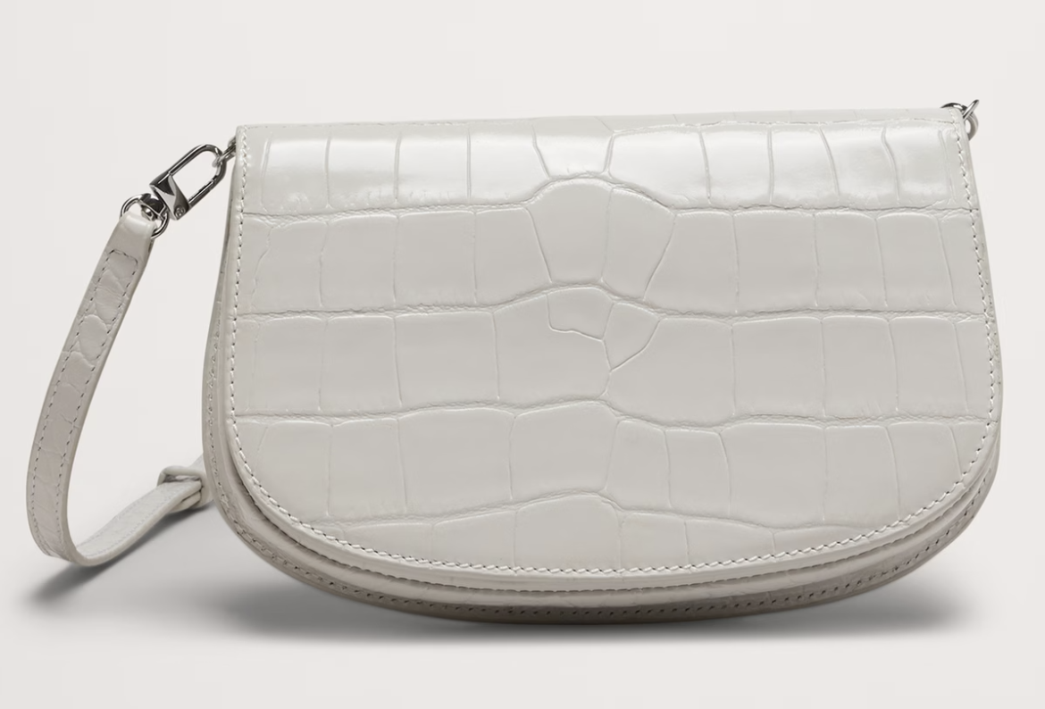 Banana Republic, Embossed Leather Crossbody Bag
