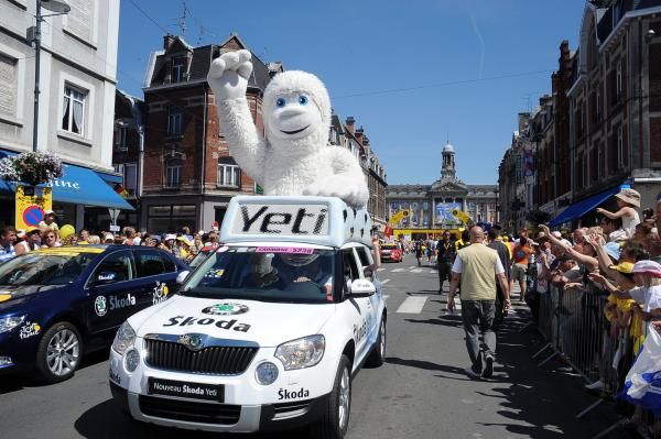 It was hot in the publicity caravan