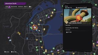 Saints Row fast travel point cactus bill on map