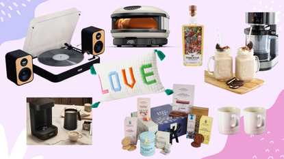 A collage of some of the best gifts for couples featured in this gift guide