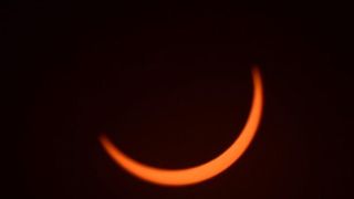 The total solar eclipse came to an end after 60 seconds.