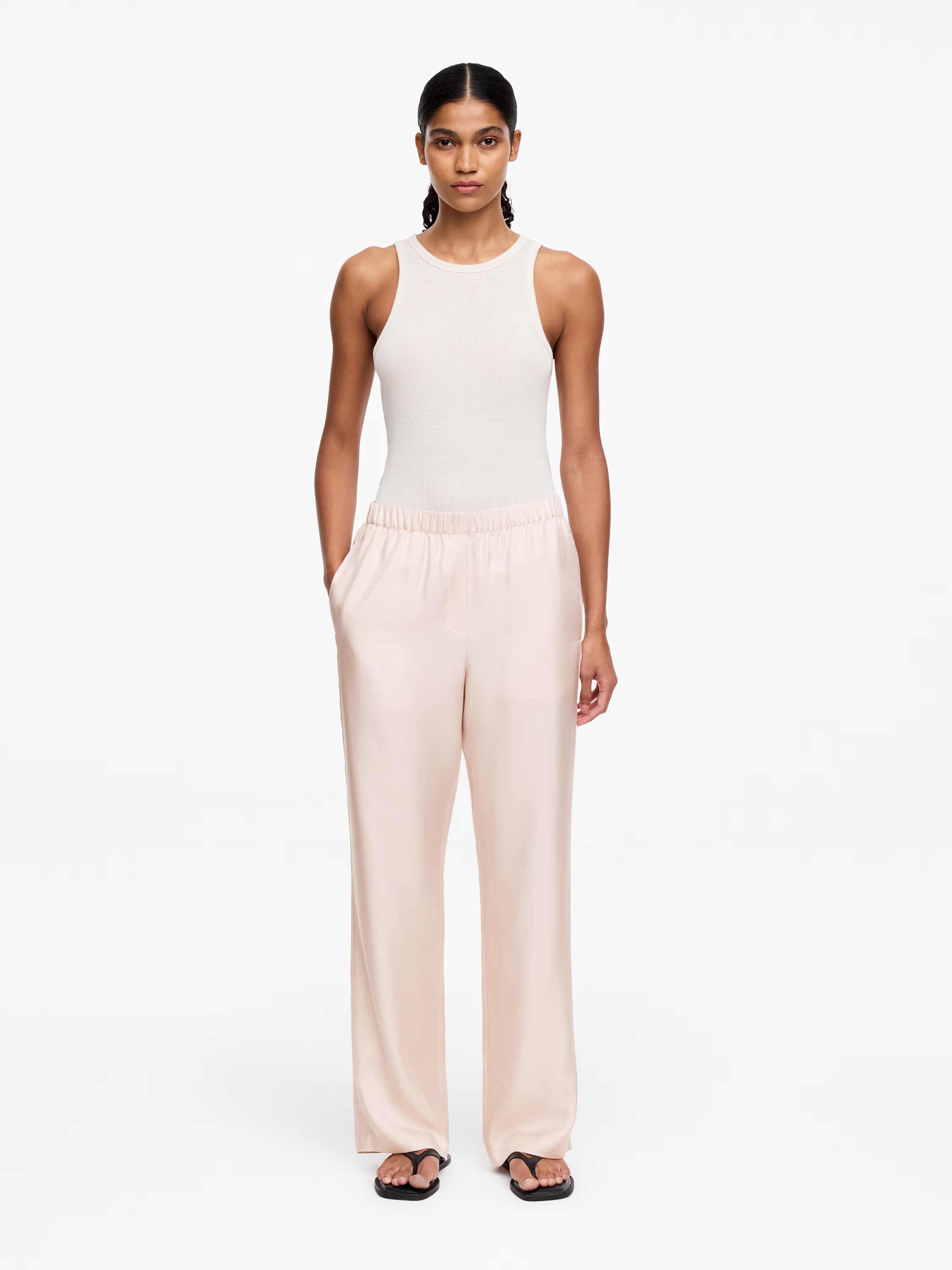 ARKET, Silk Twill Trousers