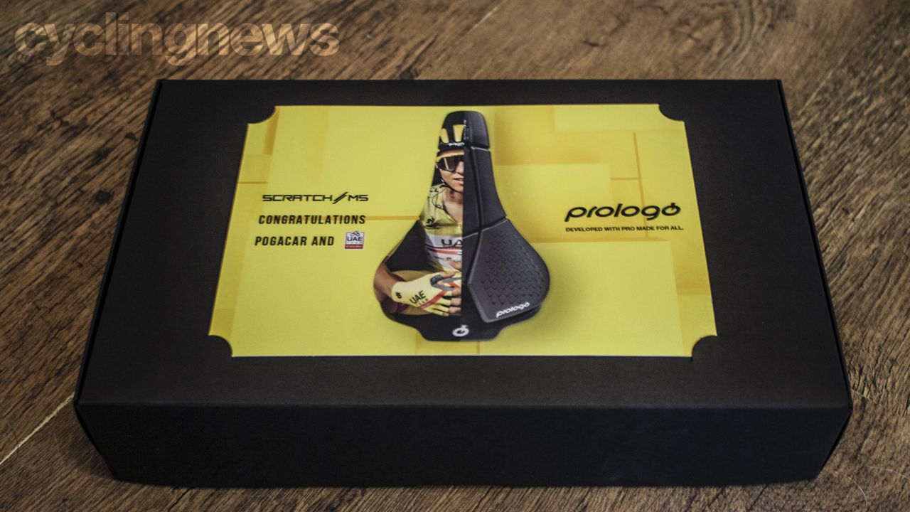 Tadej Pogacar Prologo Scratch M5 carbon saddle